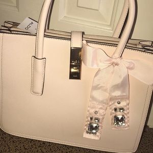 Aldo Handbag with Bow Accessory, 🎀 longer additional strap available